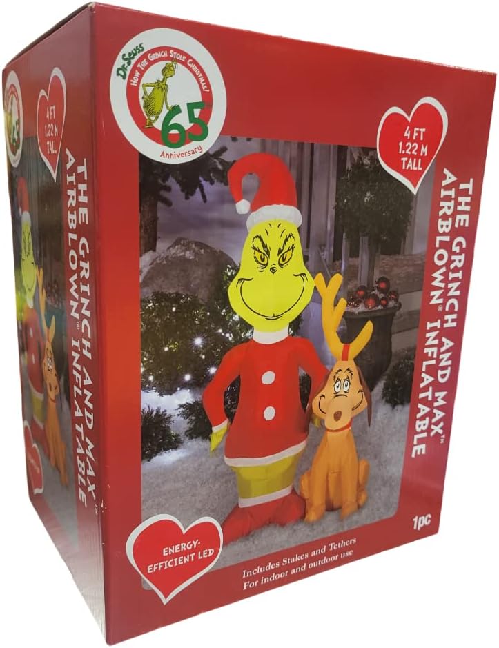 4ft Tall Christmas Inflatable Decoration B88963