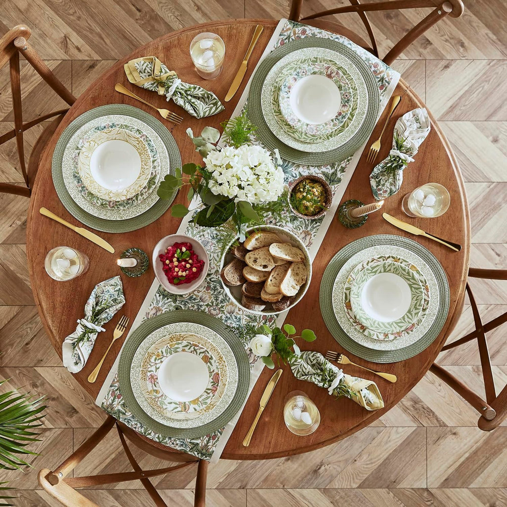 Multicolored Luncheon Plate Set of 4 O91501