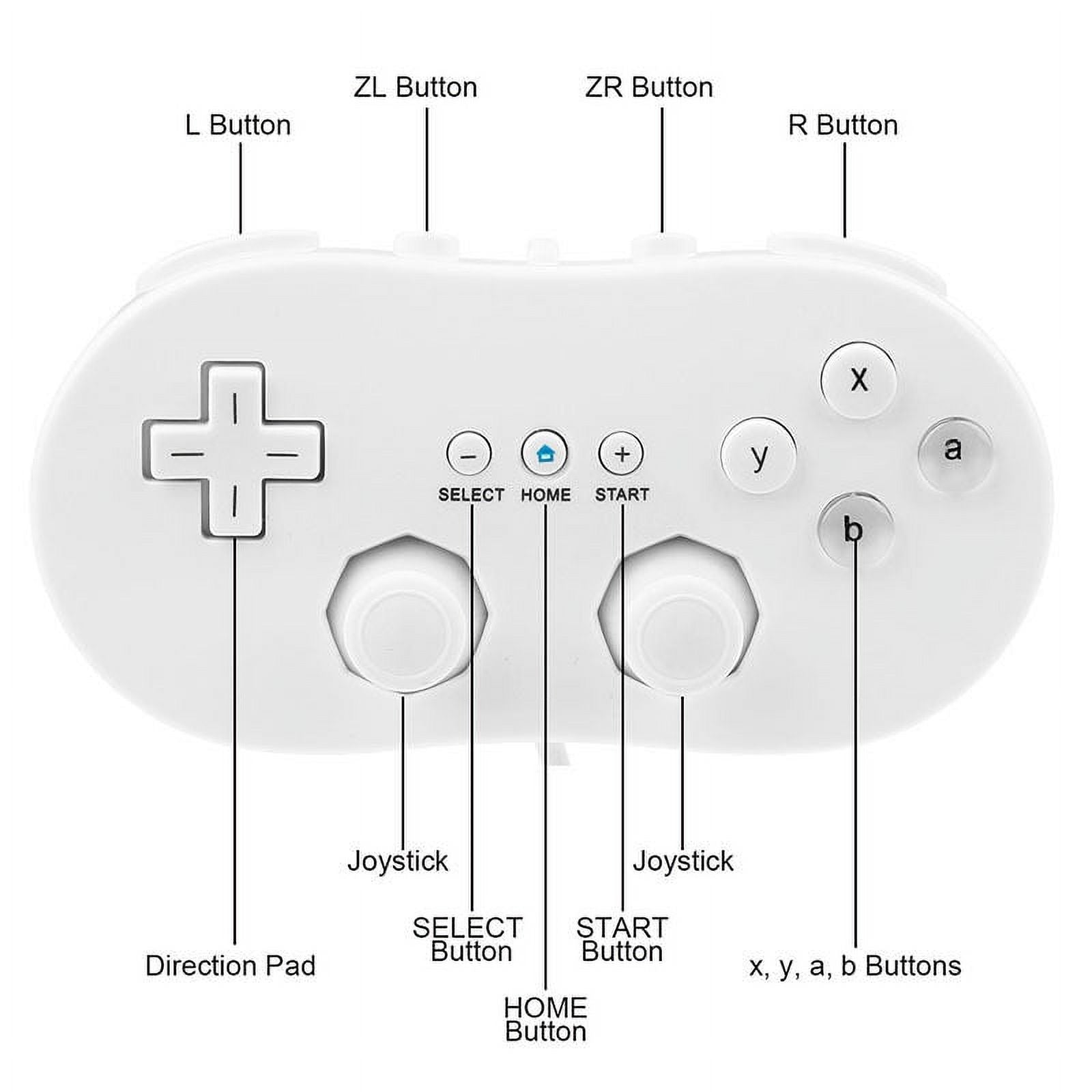 Classic Controller For Nintendo Wii Wii U Remote R53040