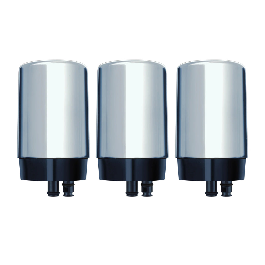Chrome Faucet Mount Replacement Filter, 3 Count I53378