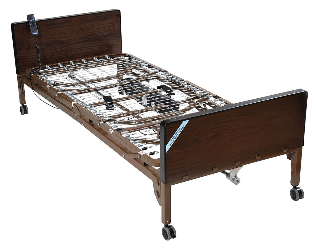 Semi Electric Hospital Bed with Half Rails T940786