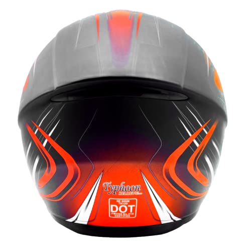 Adult Full Face Motorcycle Helmet 3XL & 4XL DOT Certified M3756