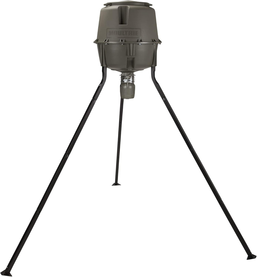 30 Gallon Molded Plastic Deer Feeder Tripod M5134