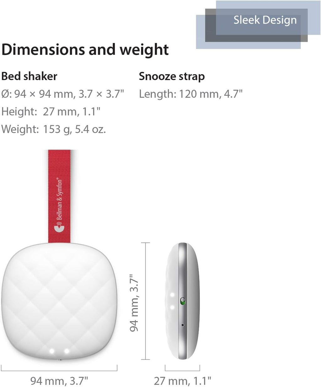 Wireless Bedshaker Alarm with Bluetooth B2920