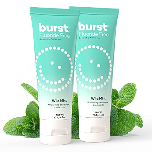 4.7oz 2 Pack Wild Mint Fluoride Free Whitening Toothpaste W68350