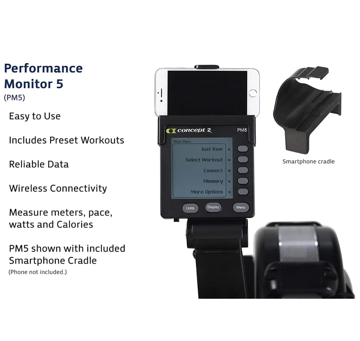 Indoor Rowing Machine with PM5 Performance Monitor U512