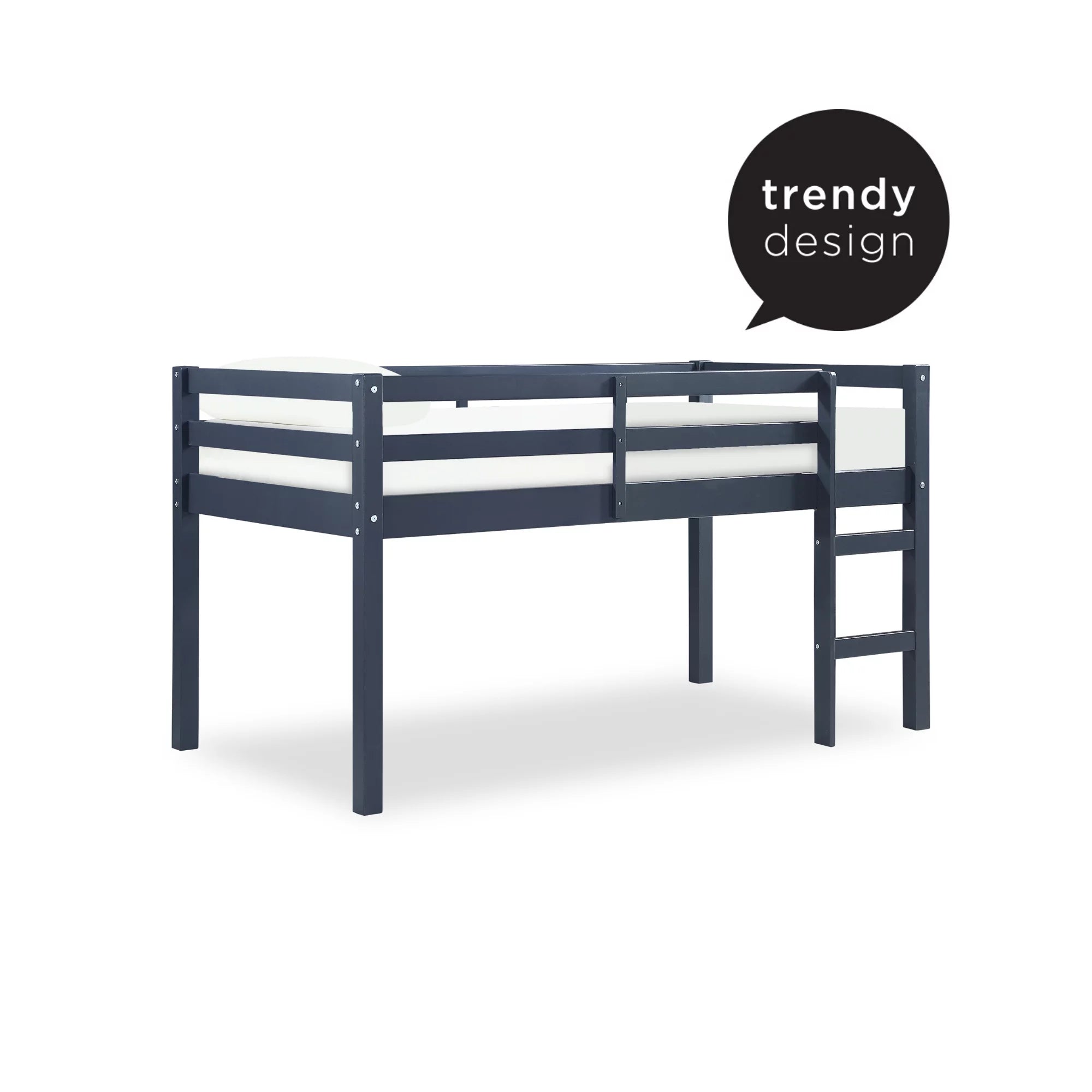 Blue Twin Loft Bed M879