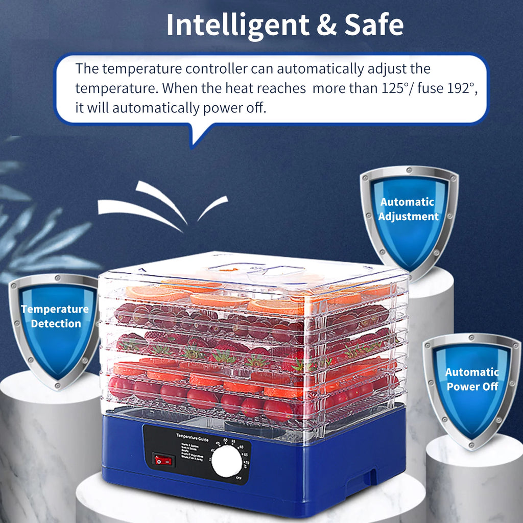 5 Trays Food Dehydrator with Digital Timer V53041