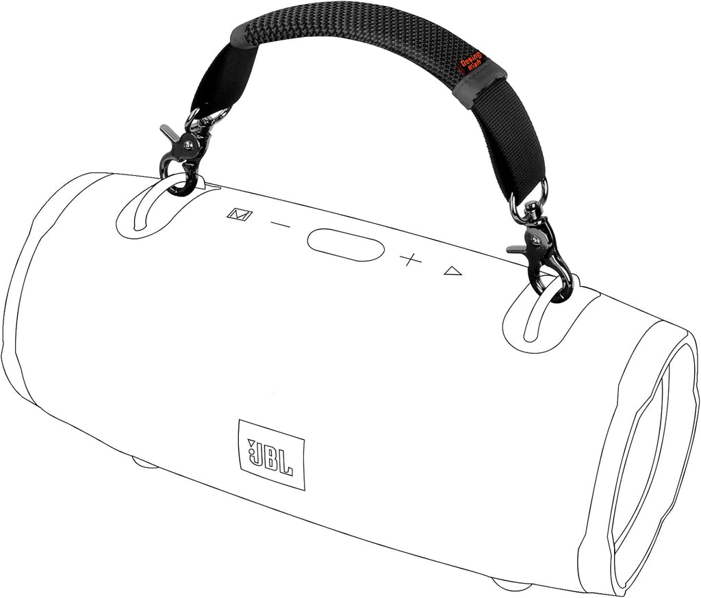Black Removable Speaker Handle Strap A918673