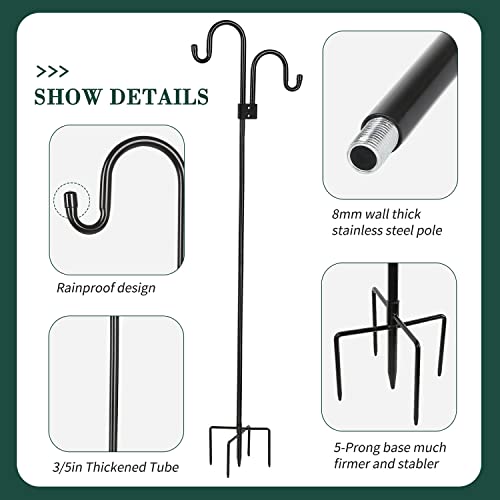 92 Inch Heavy Duty Shepherds Hook for Bird Feeders Z92325