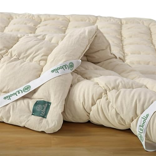 Organic Merino Wool Pillow Top Mattress Topper - 2", Queen X978438