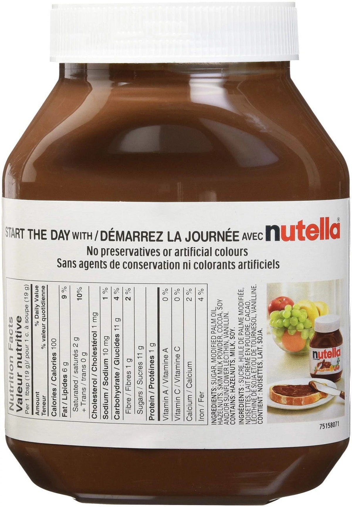 Hazelnut Chocolate Spread, 1kg/35.3 oz. R20694