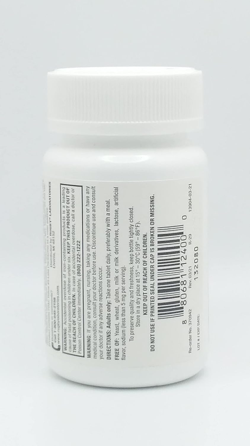 Multivitamin with Iron Multimineral Supplement 100 Tablets A34411