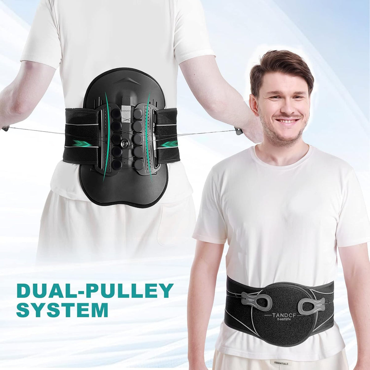 Back Brace with Adjustable Pulley System F738033