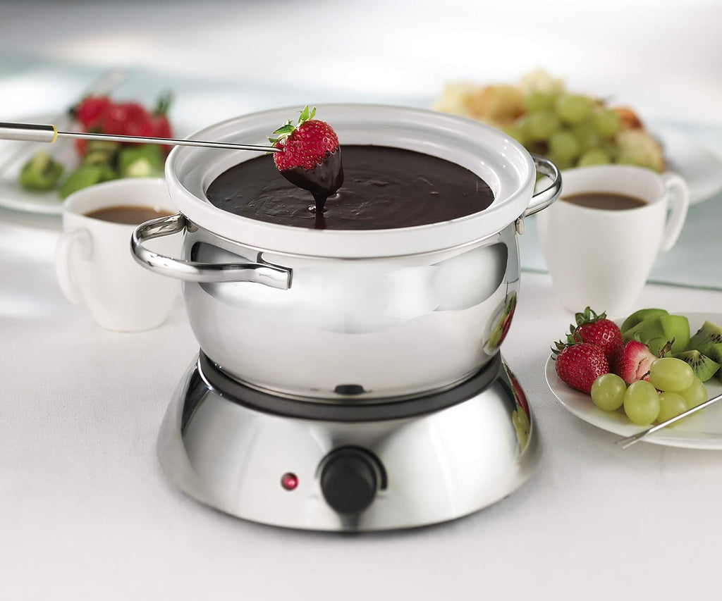 3-in-1 Electric Fondue Set, 81 Ounce, Silver A2276