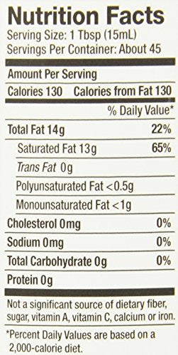 23 Ounce Pack of 2 Refined Coconut Oil B776782