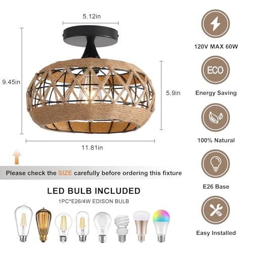 13" Flush Mount Natural Capiz Shell Ceiling Light 3 Light Mini Chandelier Gold Crystal W871341