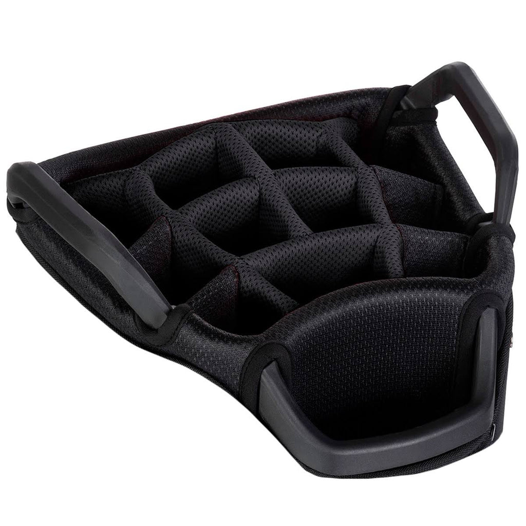 Black/Black/Red Lightweight Golf Bag V936