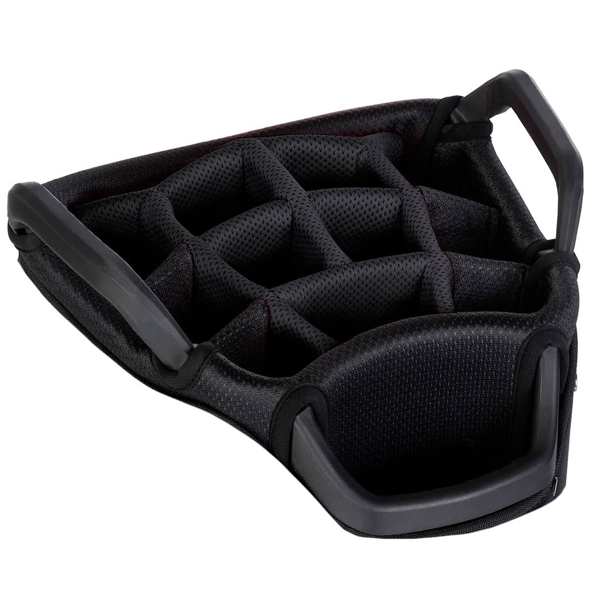 Black/Black/Red Lightweight Golf Bag V936