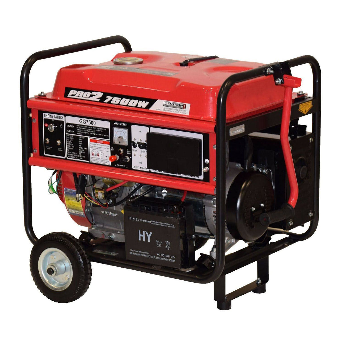 6000W Rated 7500W Peak Portable Gas-Powered Generator Q31114