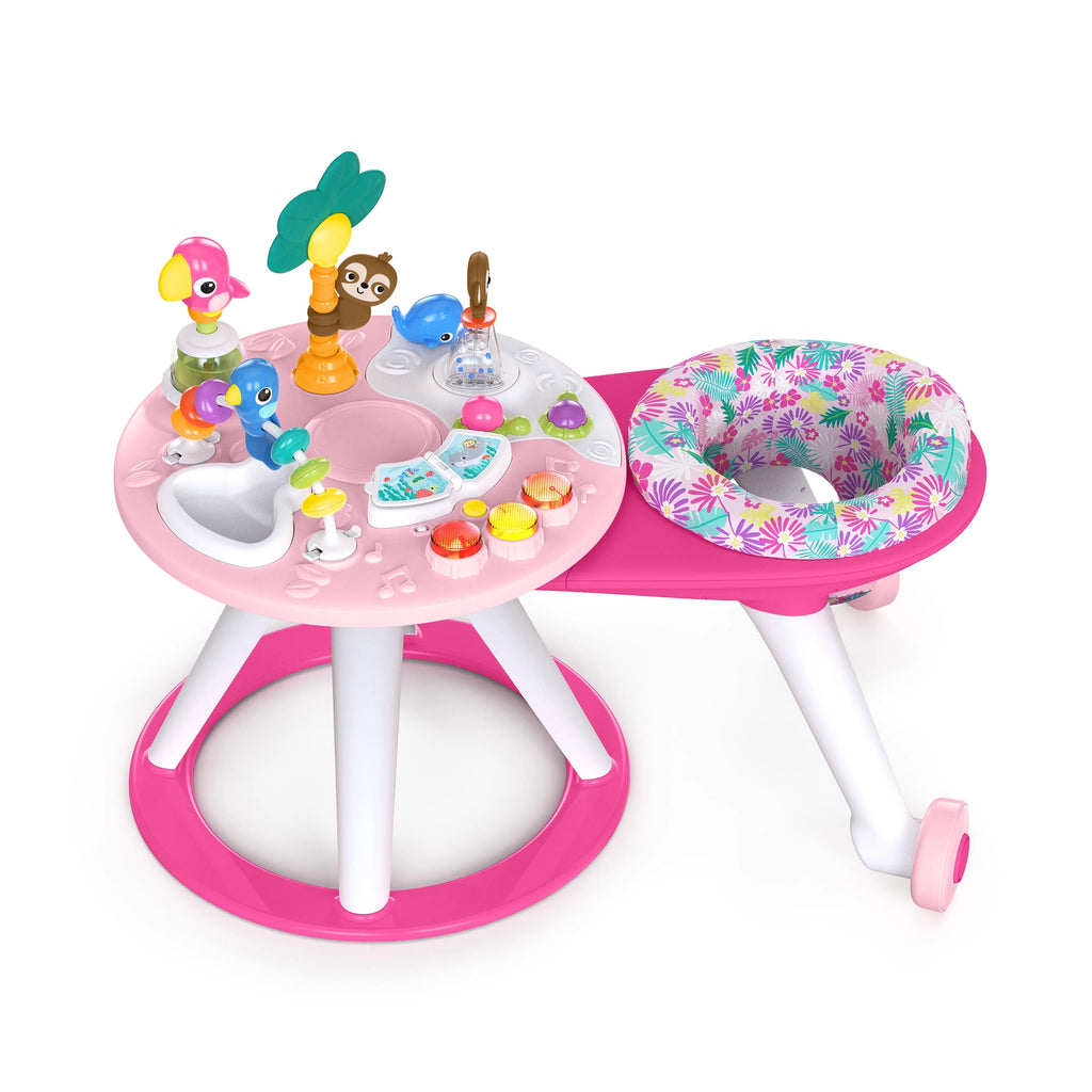 2-in-1 Baby Activity Center & Table, Tropic Coral T717333