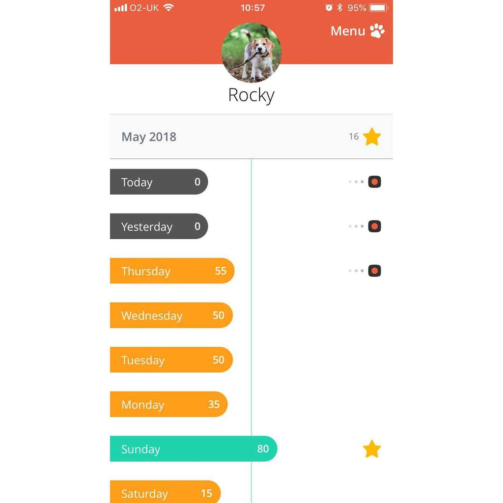 Dog Activity and Fitness Monitor Z4267