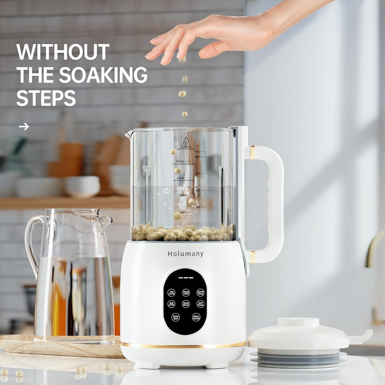 35oz Automatic Soy Milk Maker (White) F251