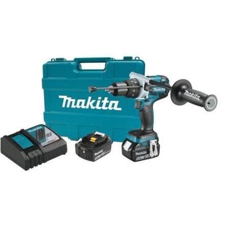 18-Volt Brushless Cordless Hammer Drill Kit with 2 Batteries 5.0 Ah Charger and Hard Case O3826