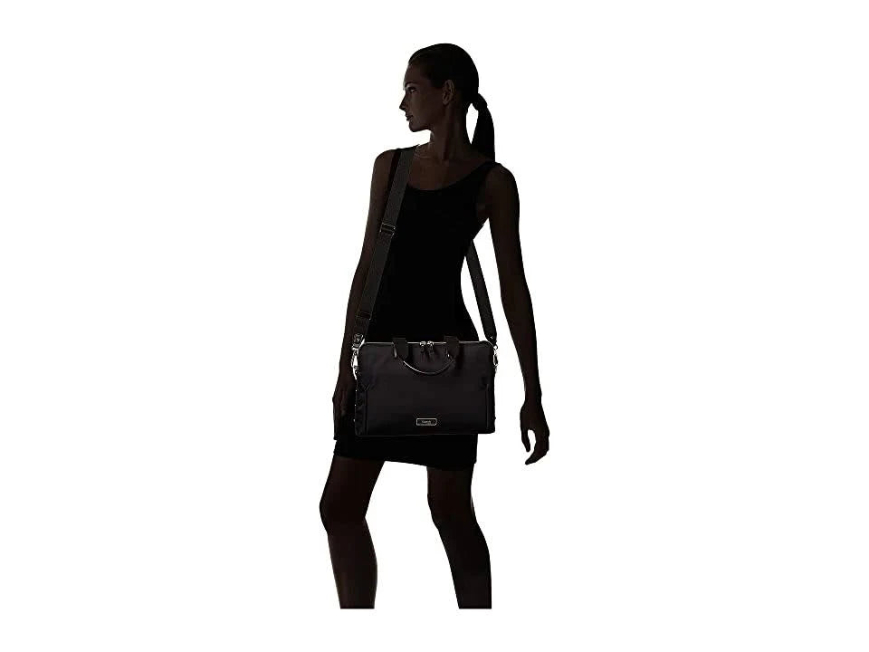 Jet Black Slim Laptop Bag K721