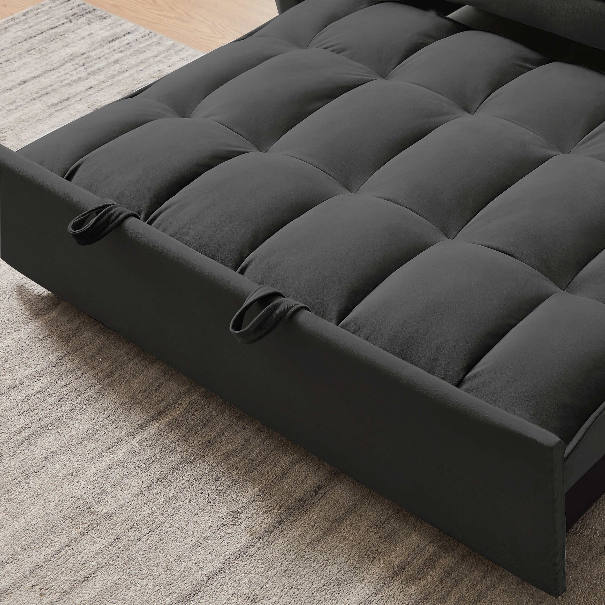 Modern Velvet Convertible Sofa Bed O4327