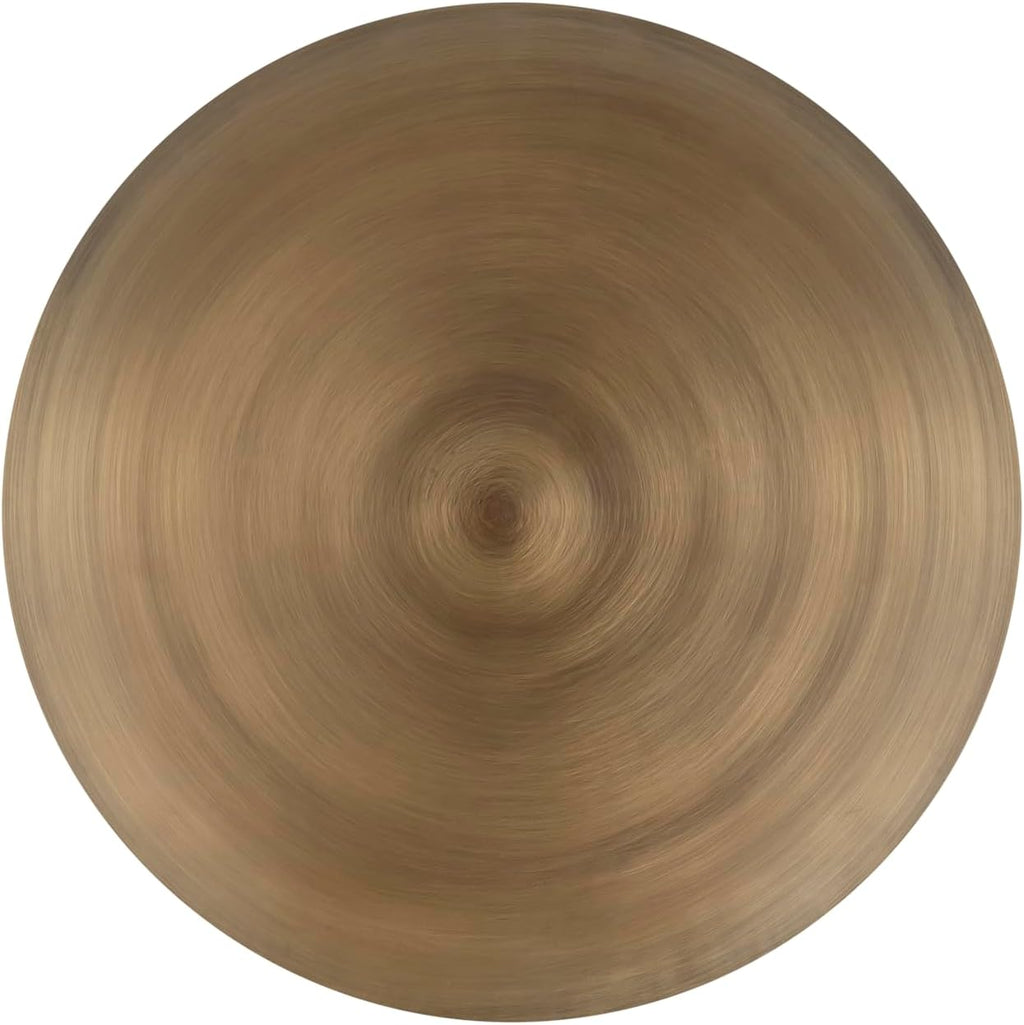 Antique Brass Finished Side Table B381733