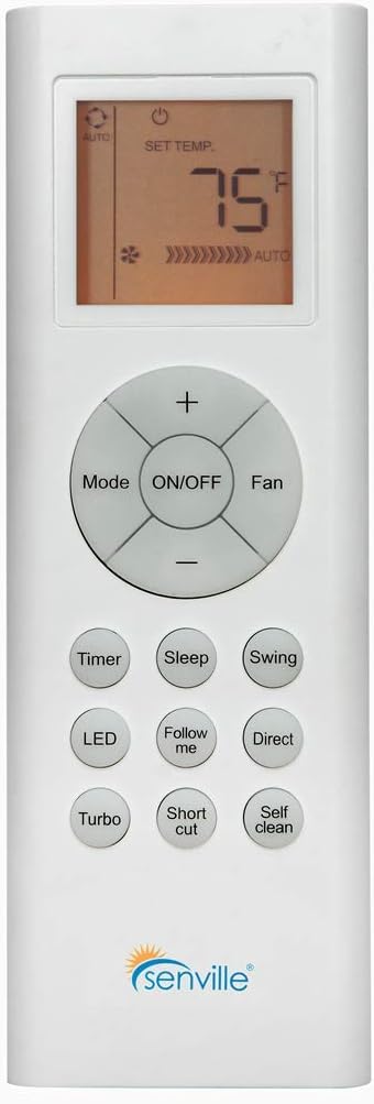 12,000 BTU Floor Console Mini Split AC/Heating System, White C382