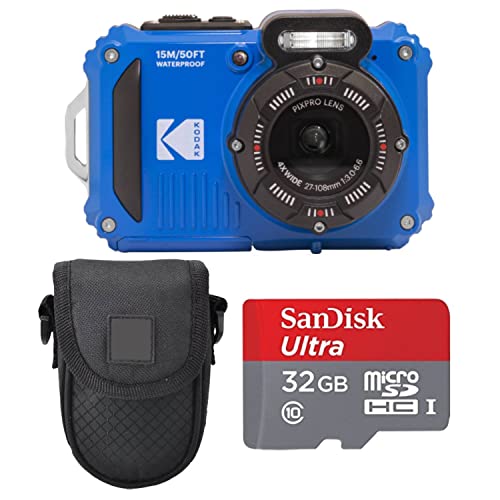 Blue Digital Camera with 32GB microSDHC Card L742093