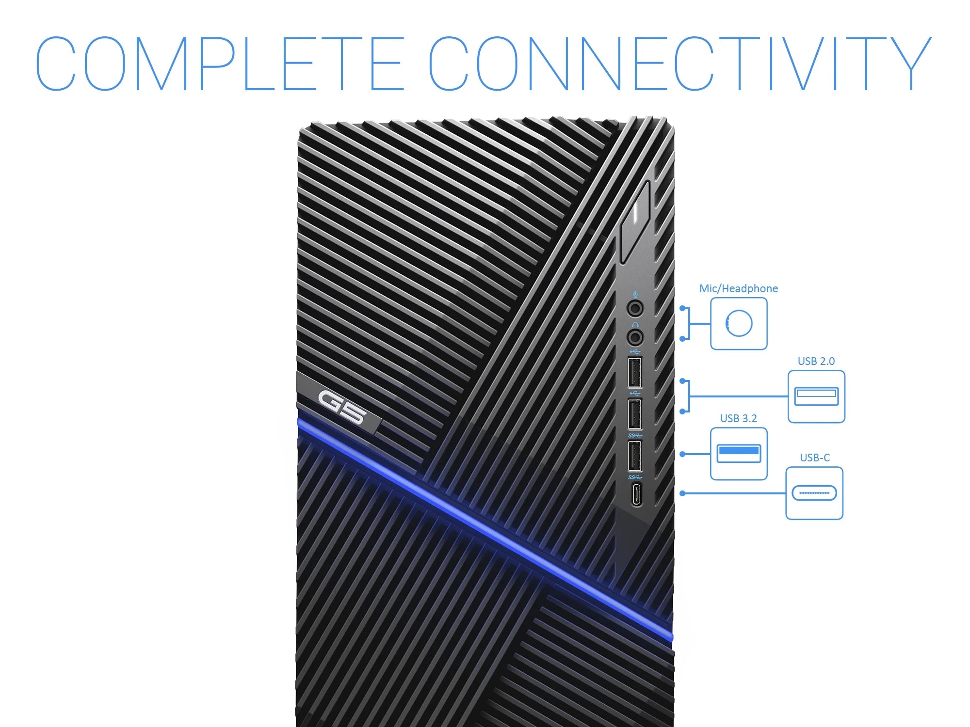 Intel Core i5-10400F 8GB RAM 2TB NVMe SSD AMD Radeon RX 5300 Gaming Desktop T3056