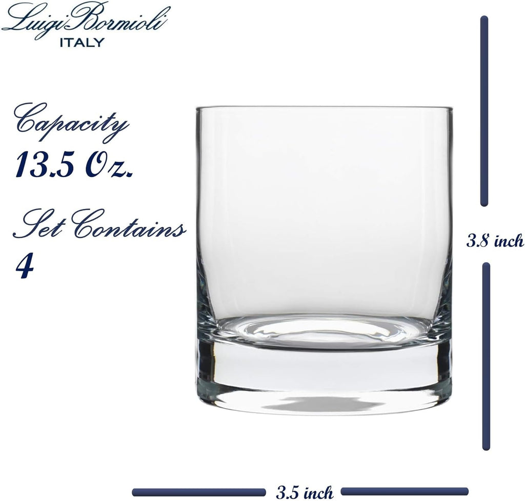 Set of 4 Double Old Fashioned Glasses, 13.5 fluid ounce A59585