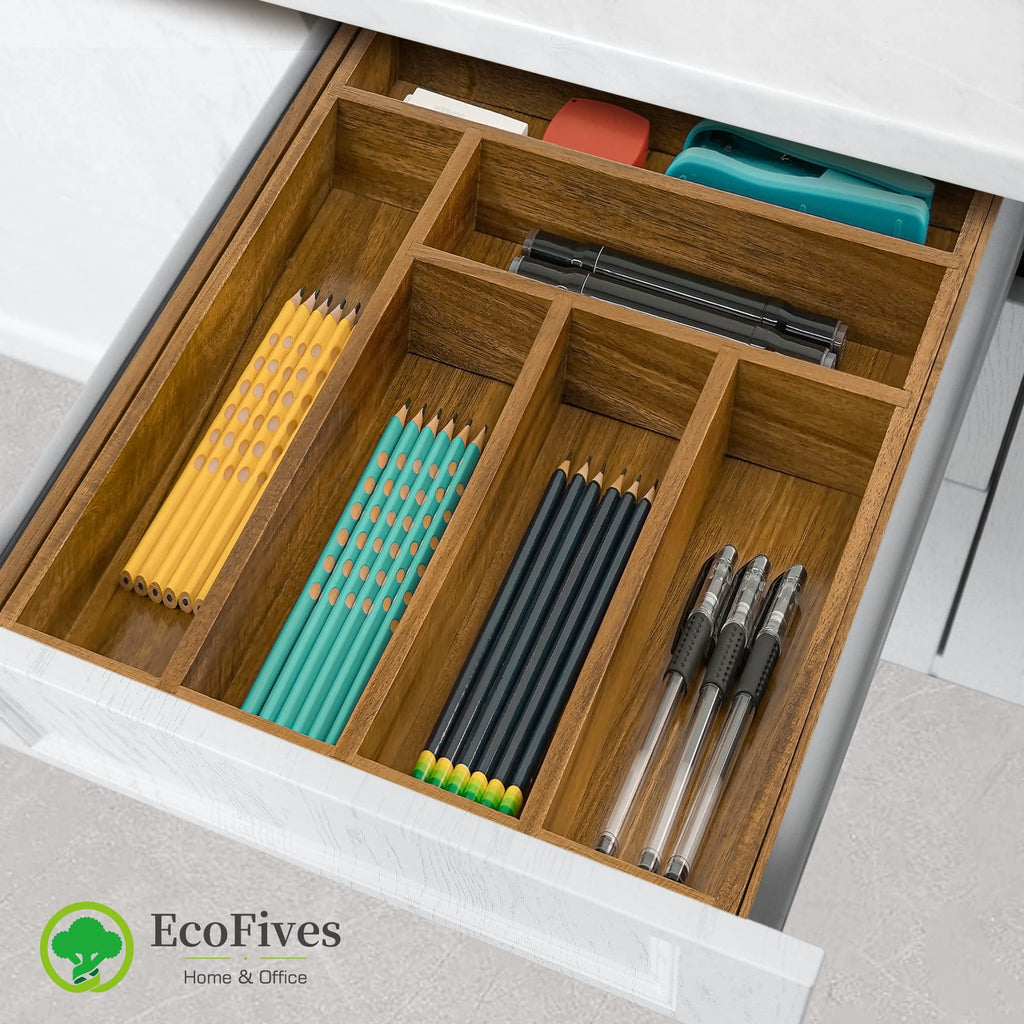 Acacia 8 Compartment Cutlery Tray Organizer F645597