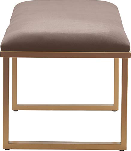 Dark Grey Velvet Bedside Bench N262602