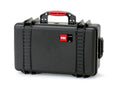 Black Wheeled Hard Case with Cubed Foam C681