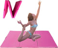 Extra Thick High Density Anti-Tear Gymnastics Gym Folding Exercise Mats (Pink) G22036