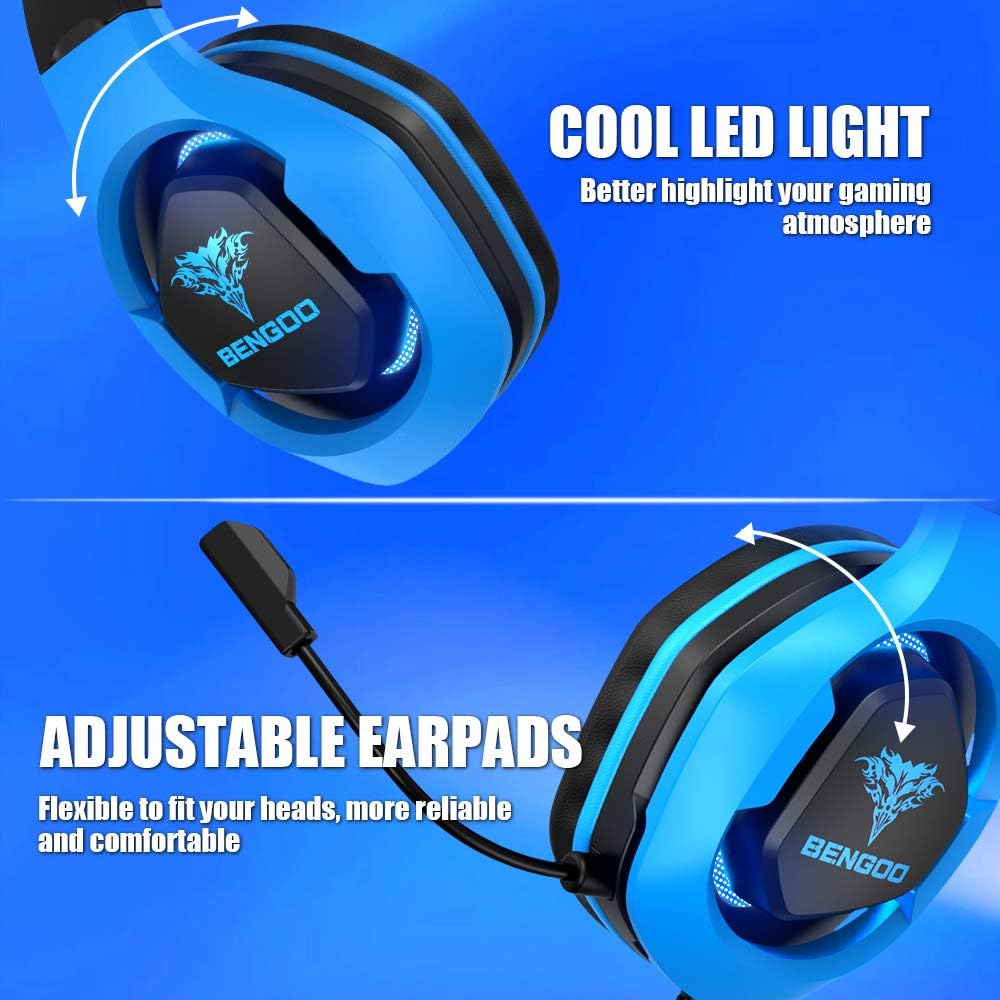 Blue Gaming Headset with Mic V3622