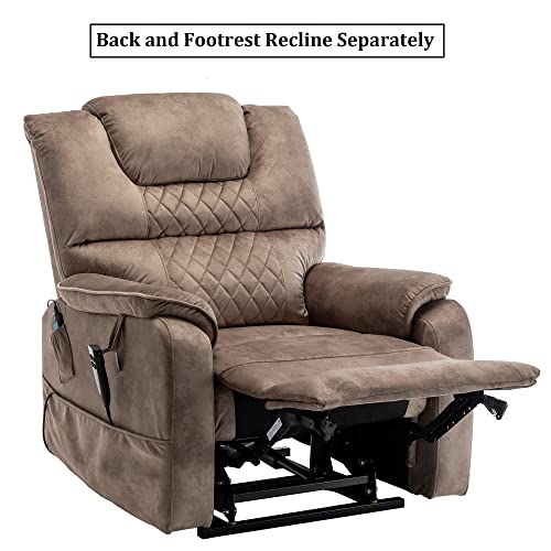 Yellow Heavy Duty Electric Recliner Lift Chair B686