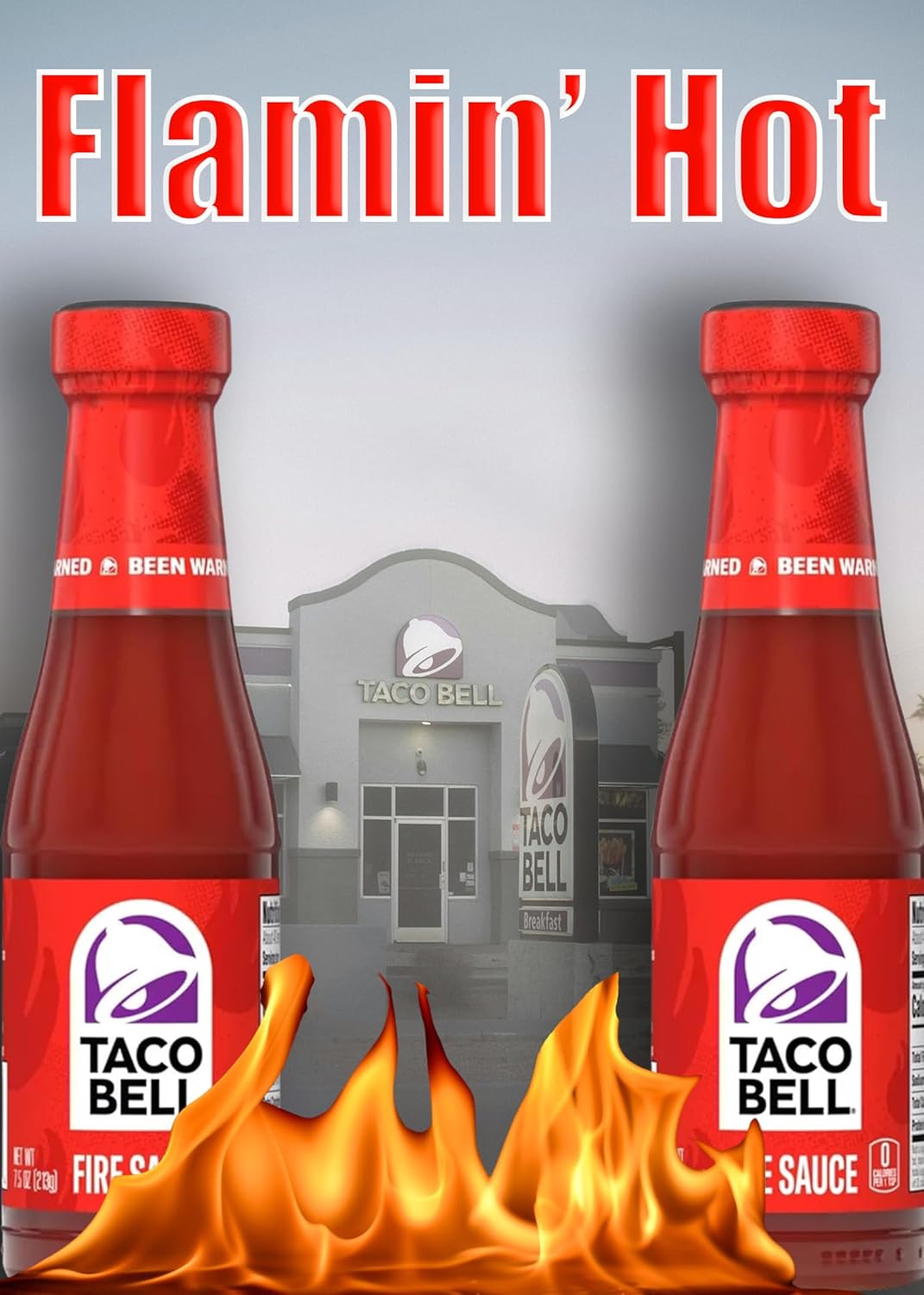 7.5 oz Bottles Pack of 2 Fire Sauce M512859