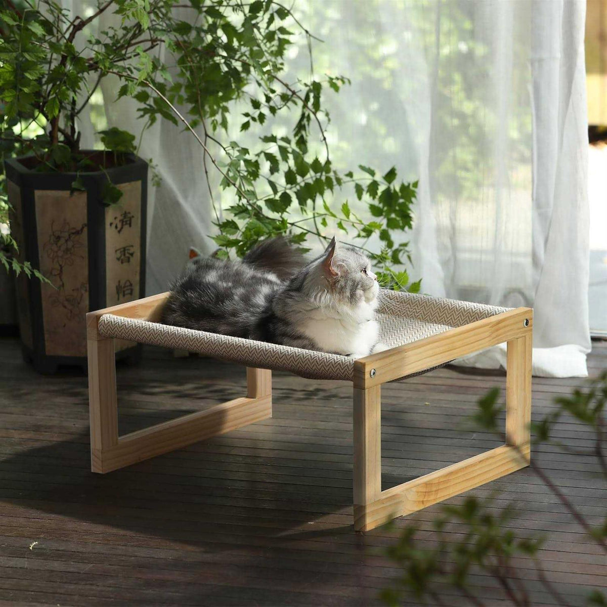 Dog Bed Cat Bed Wooden Cat Hammock S135