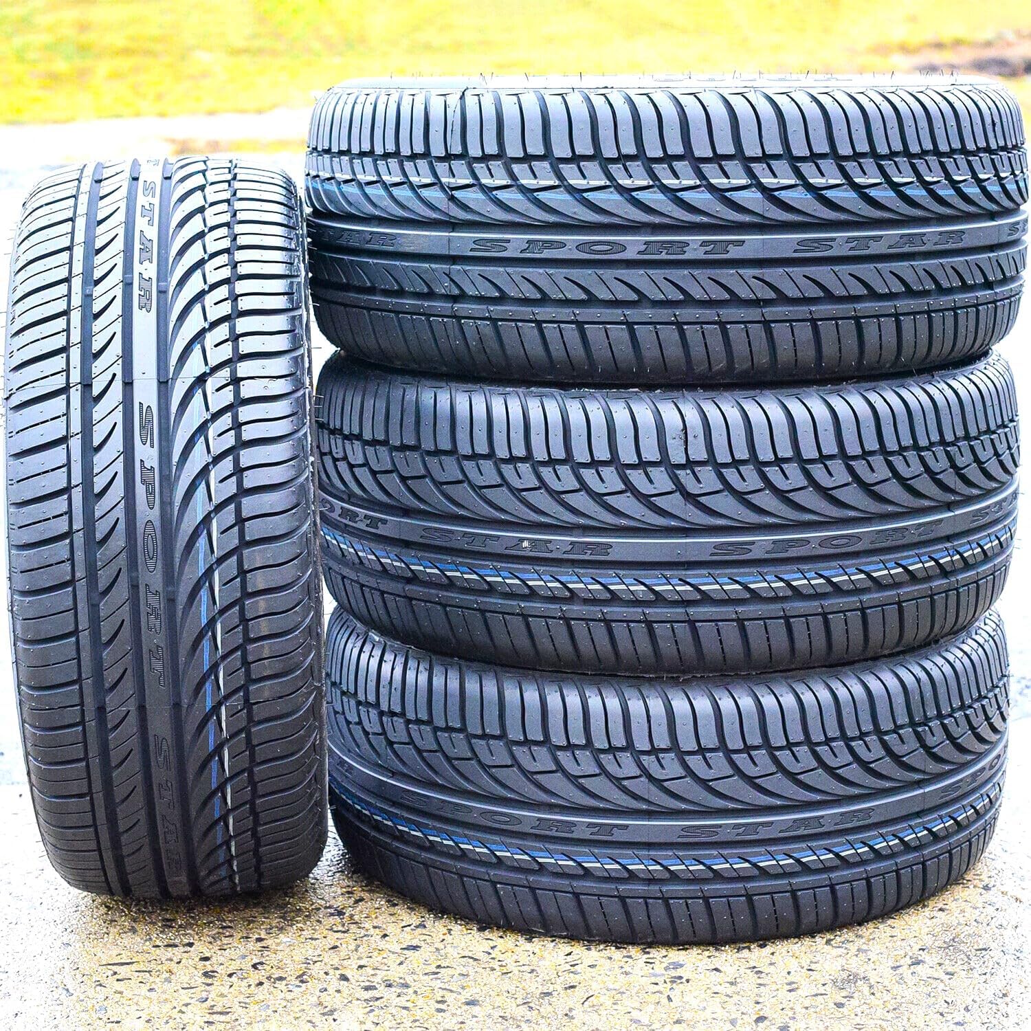 Set of 4 All-Season Passenger Car Performance Radial Tires 185/65R15 88H K50076