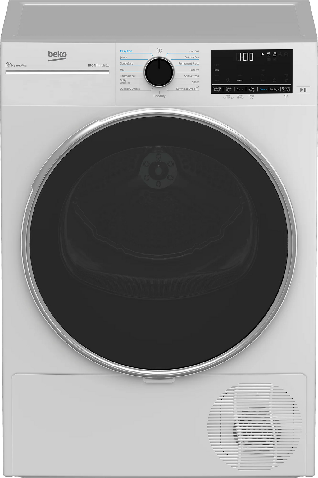 White Front Load Electric Dryer S73867