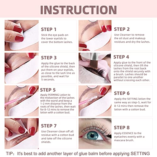 Lash Lift Kit, 3 Full Applications Y8599
