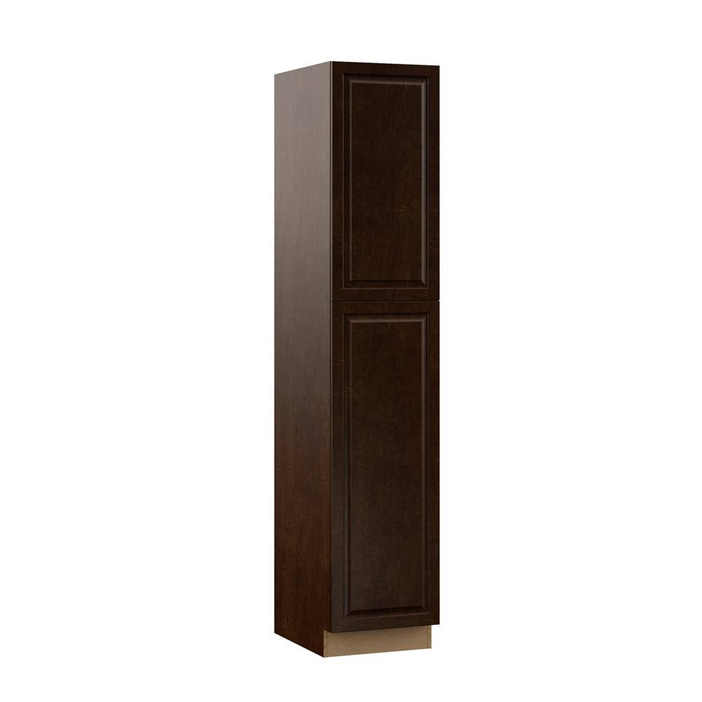 18x90x23.75 in. Espresso Pantry Kitchen Cabinet J948