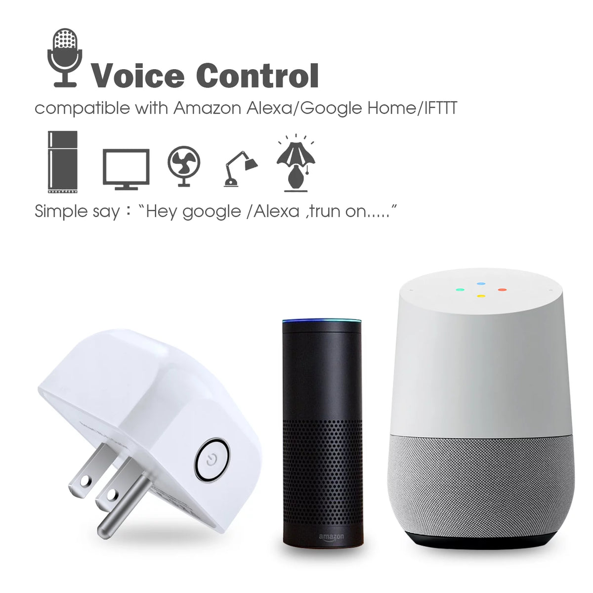 Smart Plug 3 Pack Wifi Mini Outlets Smart Socket K182