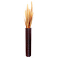 Brown Mango Wood Cylinder Vase I950