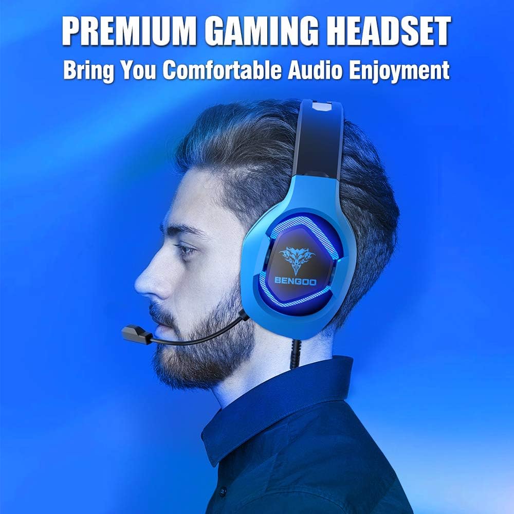Blue Gaming Headset with Mic V3622